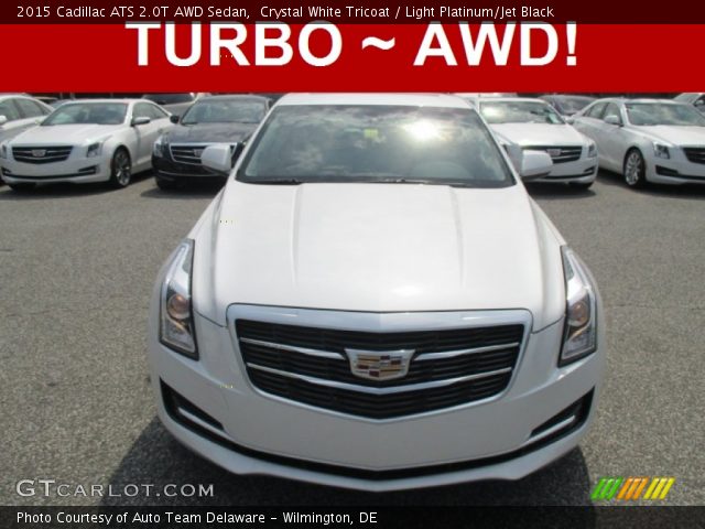 2015 Cadillac ATS 2.0T AWD Sedan in Crystal White Tricoat