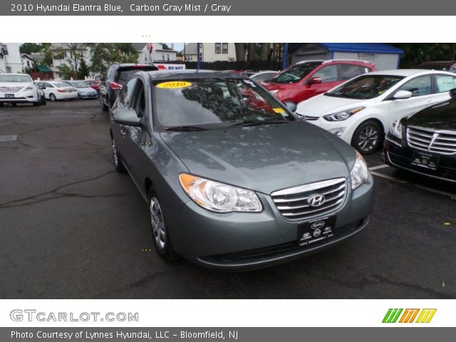 2010 Hyundai Elantra Blue in Carbon Gray Mist