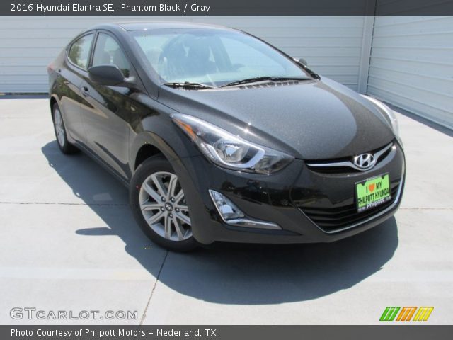 2016 Hyundai Elantra SE in Phantom Black