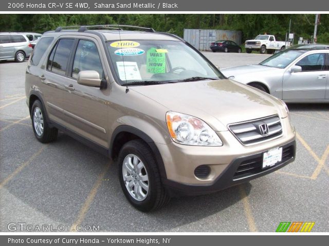 2006 Honda CR-V SE 4WD in Sahara Sand Metallic