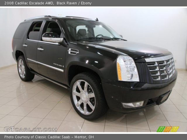 2008 Cadillac Escalade AWD in Black Raven