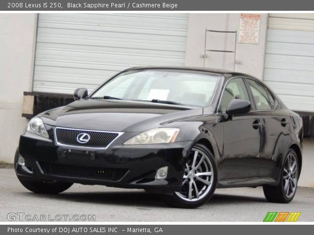 2008 Lexus IS 250 in Black Sapphire Pearl