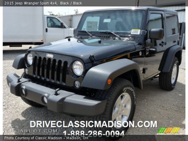 2015 Jeep Wrangler Sport 4x4 in Black