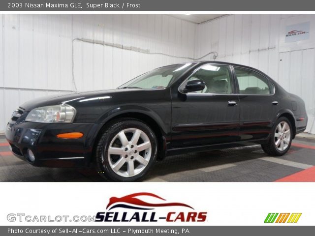 2003 Nissan Maxima GLE in Super Black