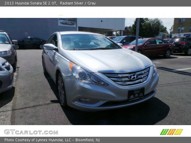 2013 Hyundai Sonata SE 2.0T in Radiant Silver
