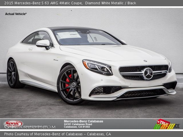 2015 Mercedes-Benz S 63 AMG 4Matic Coupe in Diamond White Metallic