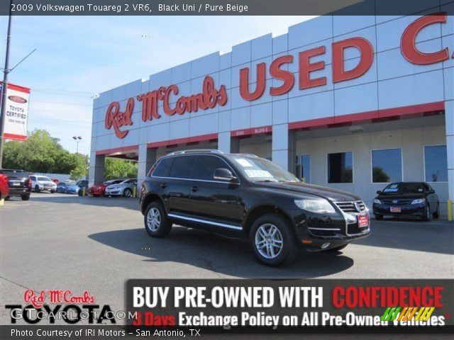 2009 Volkswagen Touareg 2 VR6 in Black Uni