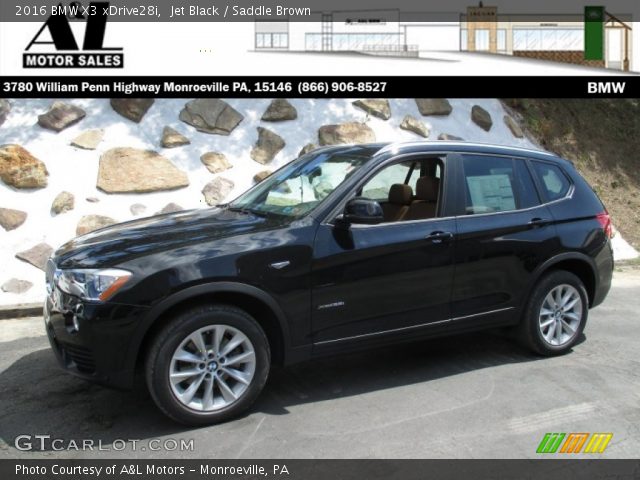 2016 BMW X3 xDrive28i in Jet Black