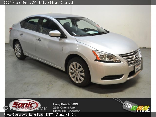 2014 Nissan Sentra SV in Brilliant Silver