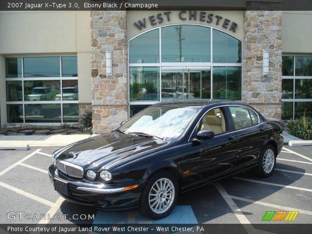 2007 Jaguar X-Type 3.0 in Ebony Black