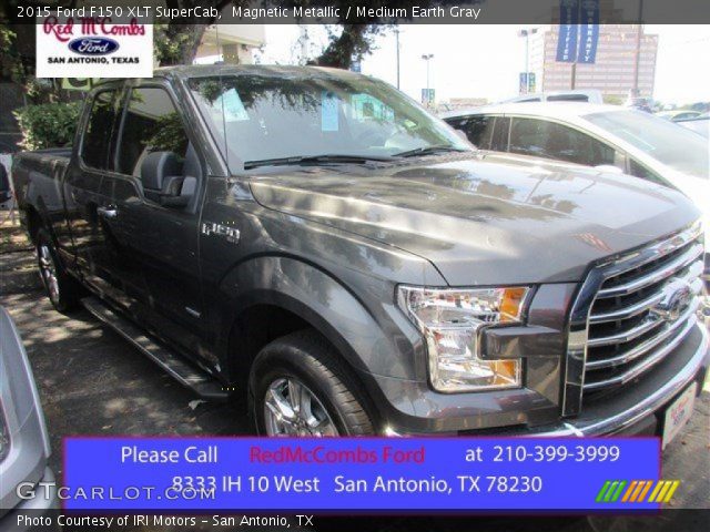2015 Ford F150 XLT SuperCab in Magnetic Metallic