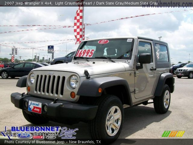 2007 Jeep Wrangler X 4x4 in Light Graystone Pearl