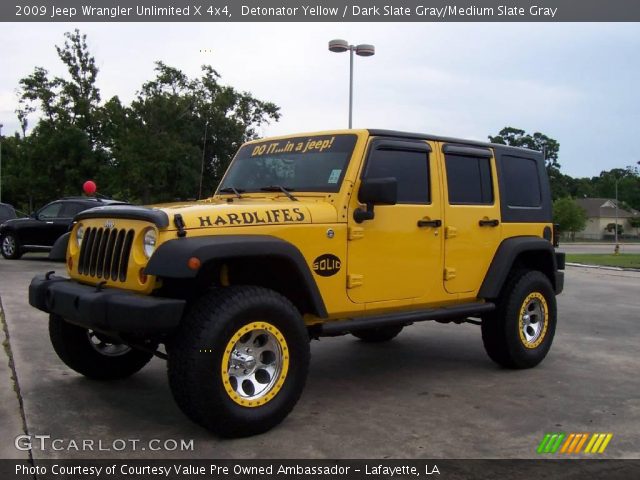 2009 Jeep Wrangler Unlimited X 4x4 in Detonator Yellow