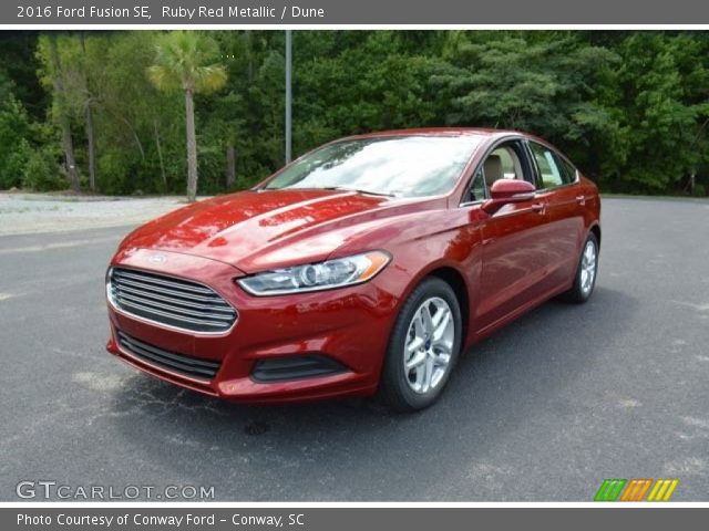 2016 Ford Fusion SE in Ruby Red Metallic