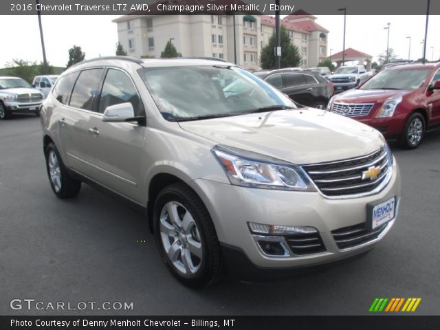 2016 Chevrolet Traverse LTZ AWD in Champagne Silver Metallic