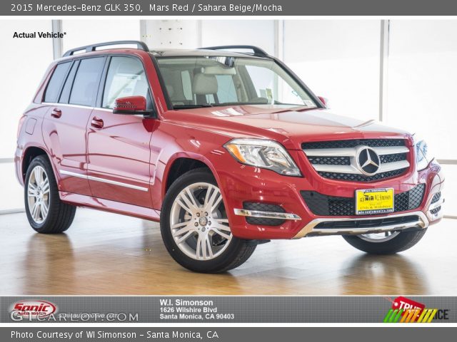 2015 Mercedes-Benz GLK 350 in Mars Red