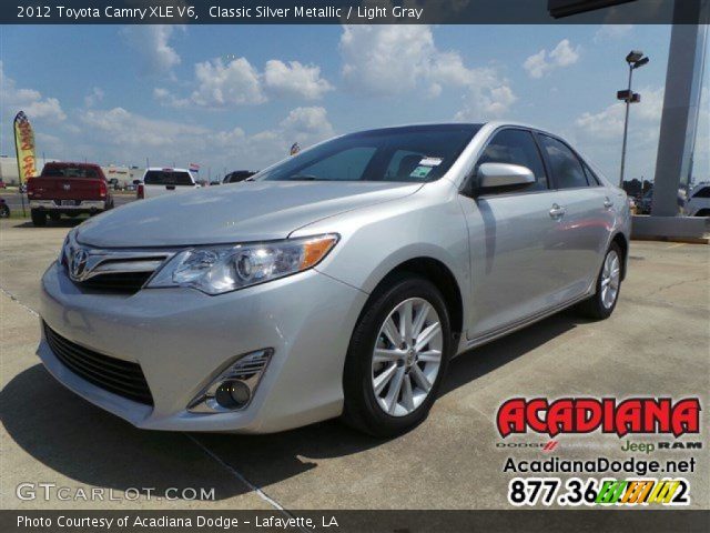 2012 Toyota Camry XLE V6 in Classic Silver Metallic