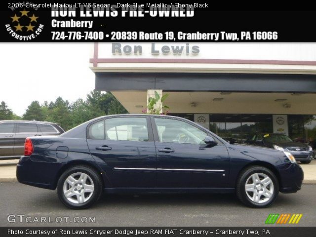 2006 Chevrolet Malibu LT V6 Sedan in Dark Blue Metallic