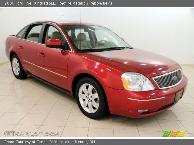 2006 Ford Five Hundred SEL in Redfire Metallic