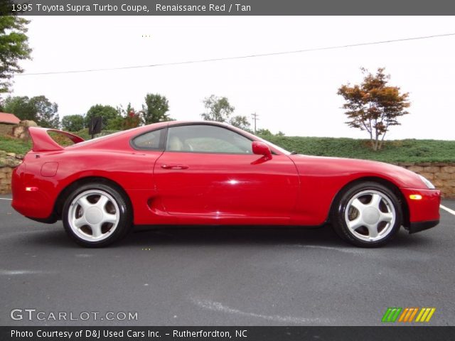 1995 Toyota Supra Turbo Coupe in Renaissance Red