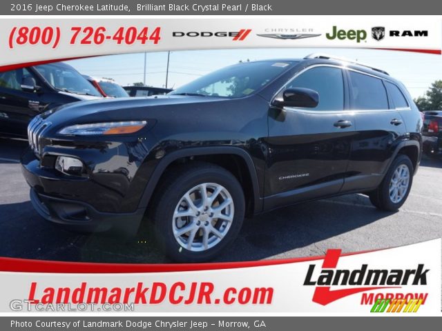 2016 Jeep Cherokee Latitude in Brilliant Black Crystal Pearl