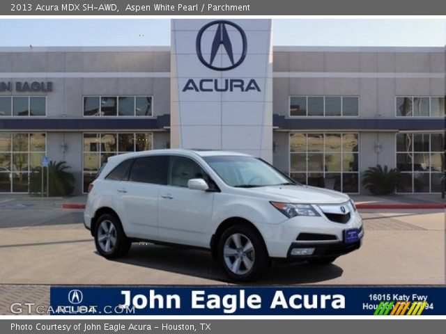 2013 Acura MDX SH-AWD in Aspen White Pearl