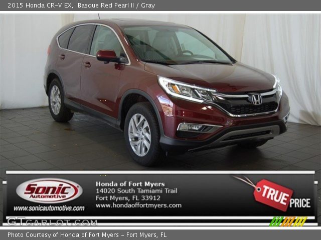 2015 Honda CR-V EX in Basque Red Pearl II