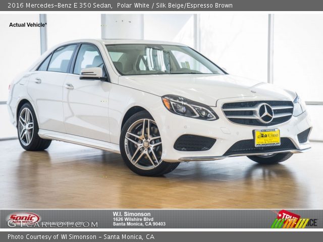 2016 Mercedes-Benz E 350 Sedan in Polar White