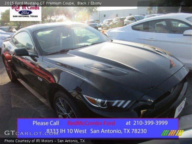 2015 Ford Mustang GT Premium Coupe in Black