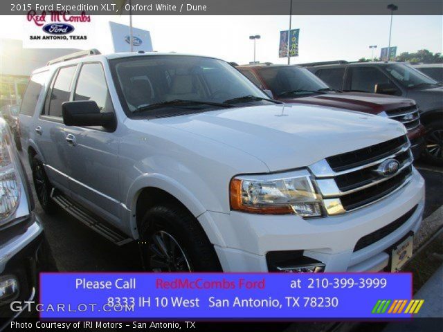 2015 Ford Expedition XLT in Oxford White