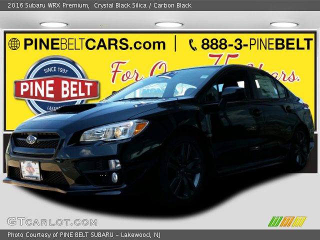 2016 Subaru WRX Premium in Crystal Black Silica