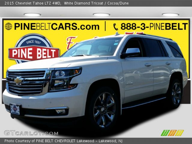 2015 Chevrolet Tahoe LTZ 4WD in White Diamond Tricoat