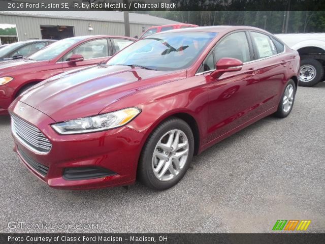 2016 Ford Fusion SE in Ruby Red Metallic