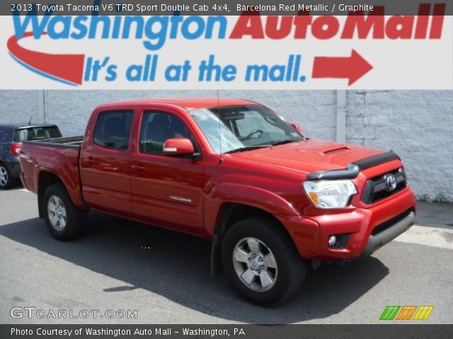 2013 Toyota Tacoma V6 TRD Sport Double Cab 4x4 in Barcelona Red Metallic