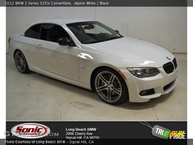 2012 BMW 3 Series 335is Convertible in Alpine White