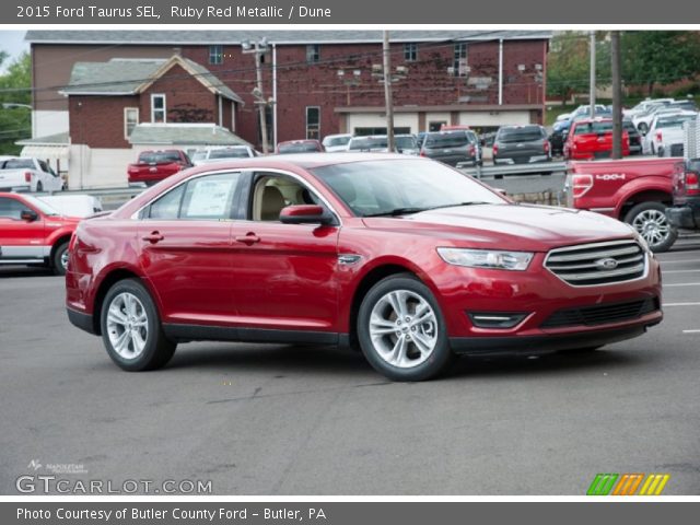2015 Ford Taurus SEL in Ruby Red Metallic