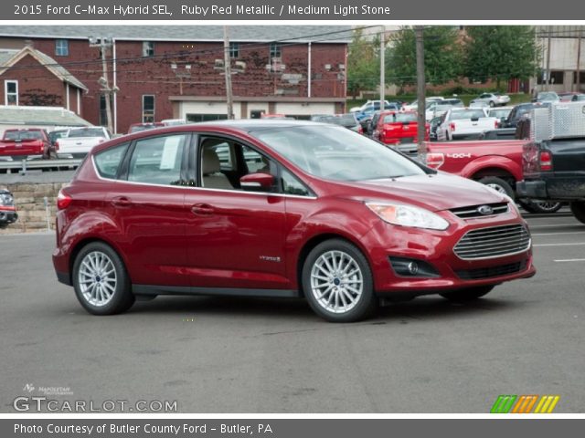 2015 Ford C-Max Hybrid SEL in Ruby Red Metallic