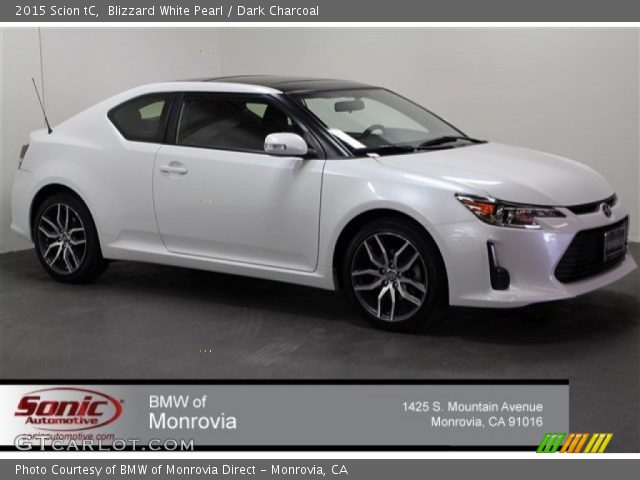 2015 Scion tC  in Blizzard White Pearl