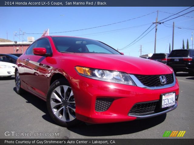 2014 Honda Accord LX-S Coupe in San Marino Red