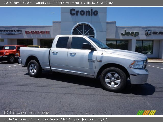 2014 Ram 1500 SLT Quad Cab in Bright Silver Metallic
