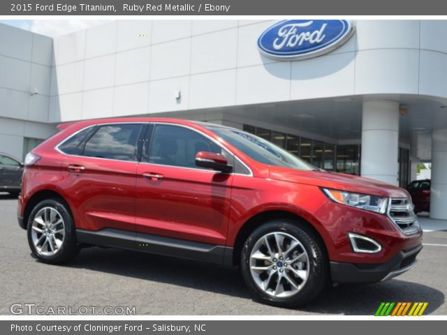 2015 Ford Edge Titanium in Ruby Red Metallic