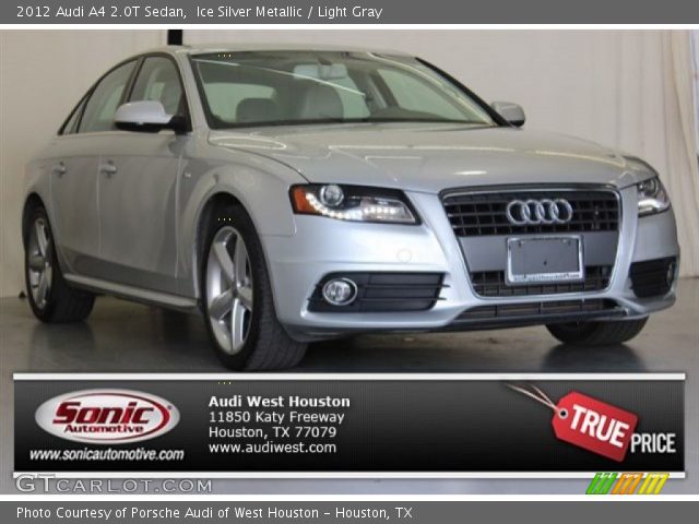 2012 Audi A4 2.0T Sedan in Ice Silver Metallic
