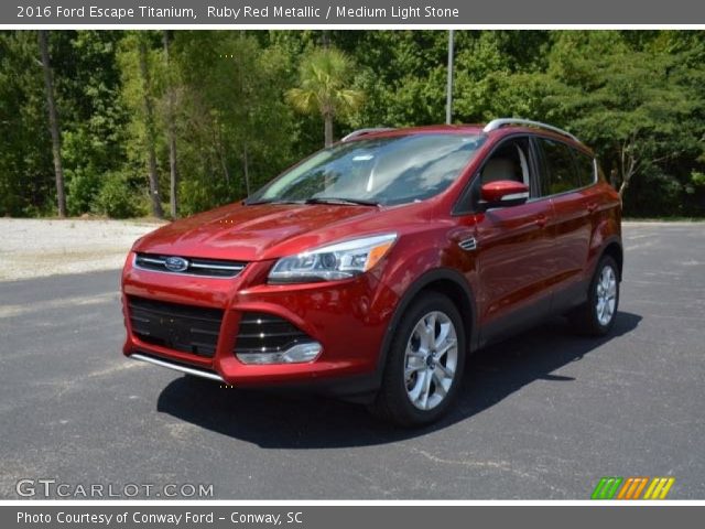 2016 Ford Escape Titanium in Ruby Red Metallic