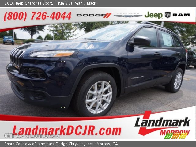 2016 Jeep Cherokee Sport in True Blue Pearl