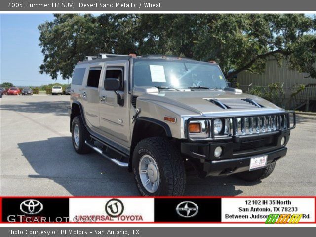 2005 Hummer H2 SUV in Desert Sand Metallic