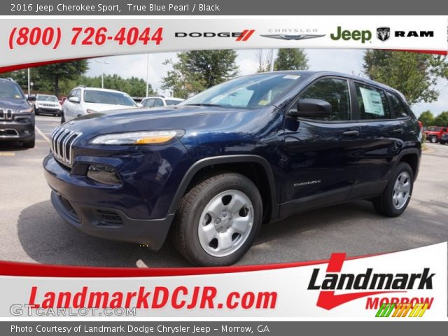 2016 Jeep Cherokee Sport in True Blue Pearl