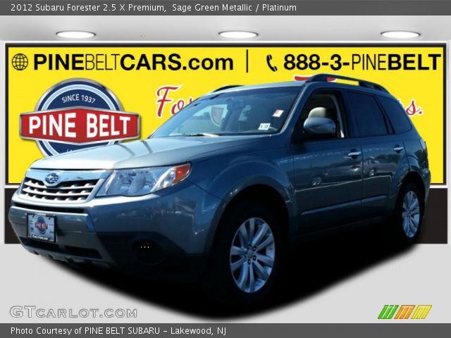 2012 Subaru Forester 2.5 X Premium in Sage Green Metallic