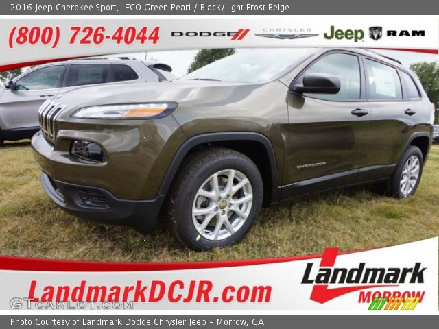 2016 Jeep Cherokee Sport in ECO Green Pearl