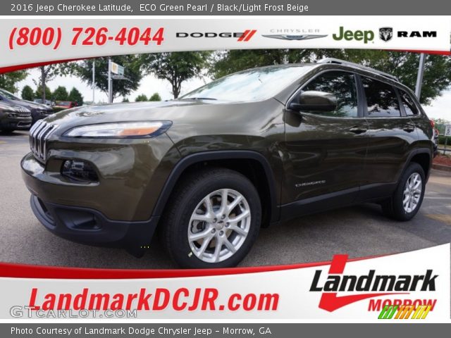 2016 Jeep Cherokee Latitude in ECO Green Pearl