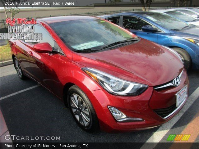 2016 Hyundai Elantra SE in Red